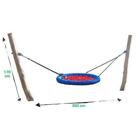 Image of vogelnest-hangnest-schommel-robiniahout-houten-schommels-sicuro-jouw-speeltuin