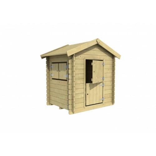 Houten speelhuisje | WoodVision - Siem - JouwSpeeltuin