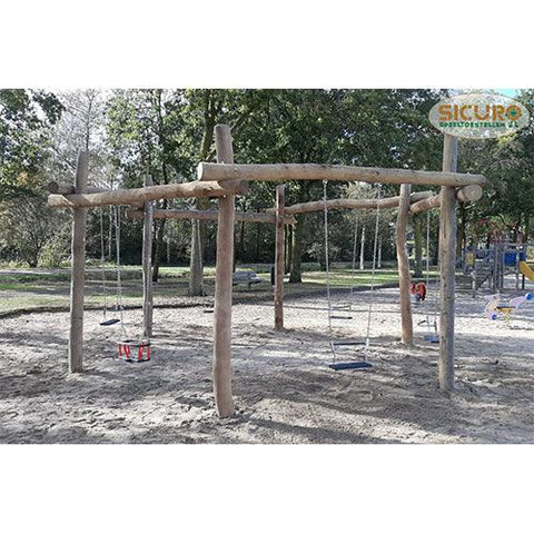 Image of zeskantschommel-robinia-hout-robiniahouten-schommel-sicuro-kopen