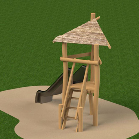 Image of driehoekmodel-houten-speelhuisje-robinia-sicuro-jouw-speeltuin