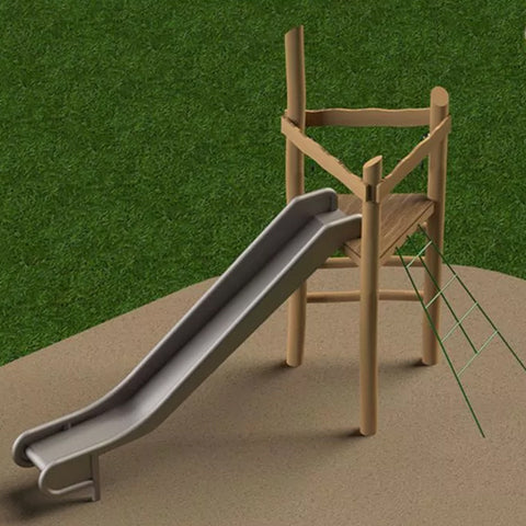 Image of klimtoren-met-glijbaan-sicuro-jouw-speeltuin-speeltoestel