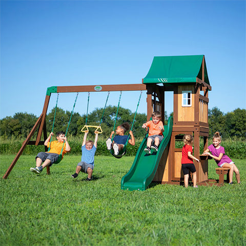 Image of speeltoestel-lakewood-backyard-discovery-jouw-speeltuin-kinderen-playtime-uitkijktoren-klimtoestel