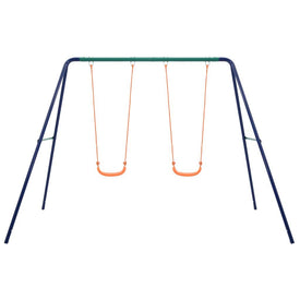 Schommelset met 2 zitjes staal