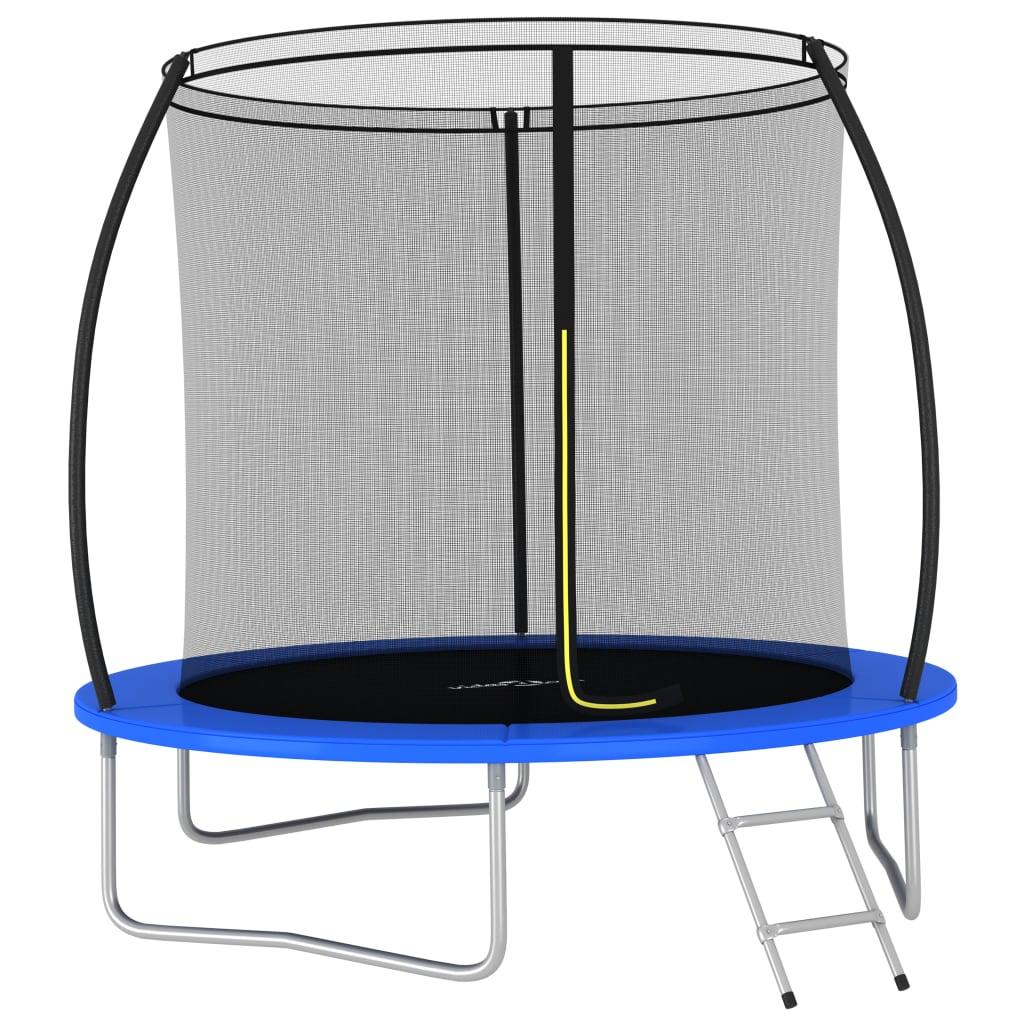 Trampolineset rond 100 kg 244x55 cm - JouwSpeeltuin