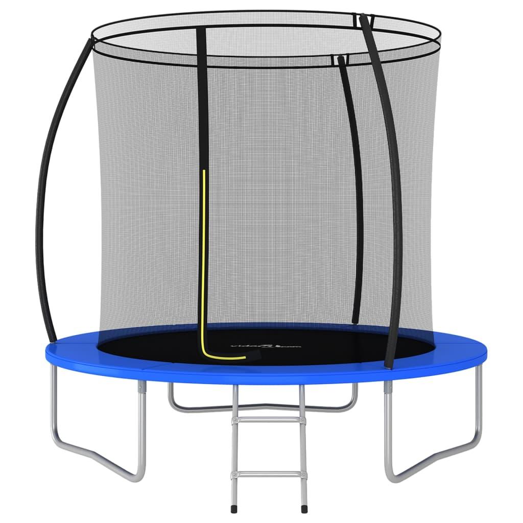 Trampolineset rond 100 kg 244x55 cm - JouwSpeeltuin