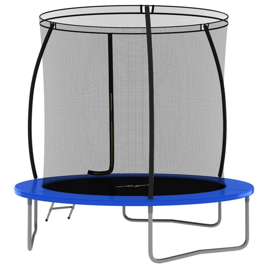 Trampolineset rond 100 kg 244x55 cm - JouwSpeeltuin