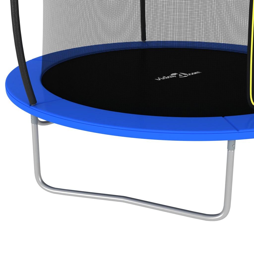 Trampolineset rond 100 kg 244x55 cm - JouwSpeeltuin