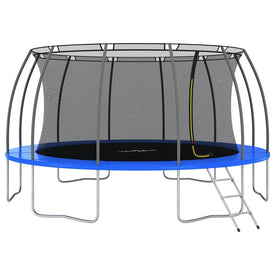 Trampolineset rond 150 kg 488x90 cm - JouwSpeeltuin