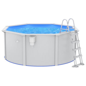 Zwembad met veiligheidsladder 300x120 cm - JouwSpeeltuin