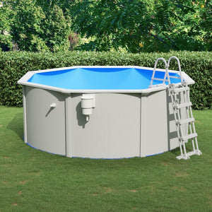 Zwembad met veiligheidsladder 360x120 cm