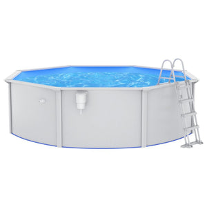 Zwembad met veiligheidsladder 460x120 cm - JouwSpeeltuin