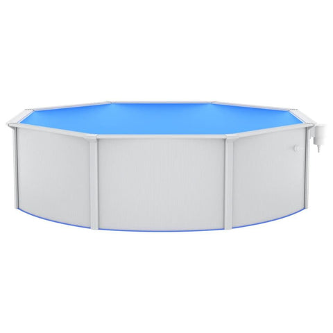Zwembad met veiligheidsladder 460x120 cm