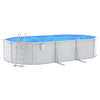 Zwembad met veiligheidsladder 610x360x120 cm - JouwSpeeltuin