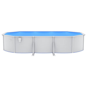 Zwembad met veiligheidsladder 610x360x120 cm - JouwSpeeltuin