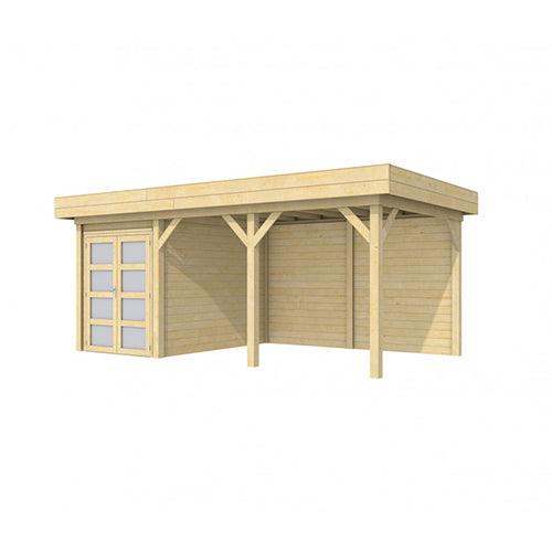 Blokhut-WoodVision-Topvision-Tuinhuis-Zwaluw-met-luifel-400-cm