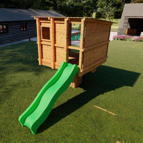 Glijbaan-Koala-Hut-boomhut-speeltoestel-outdoor-island