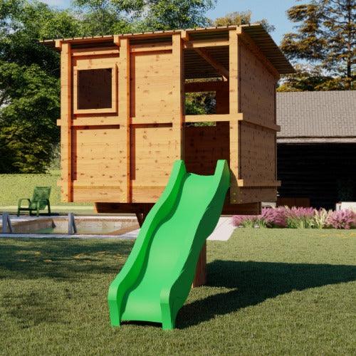 Koala-Hut-boomhut-met-glijbaan-speelhuisje-outdoor-island