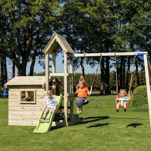 Lookout-speeltoestel-schommels-speeltoren-speelhuisje-kinderen