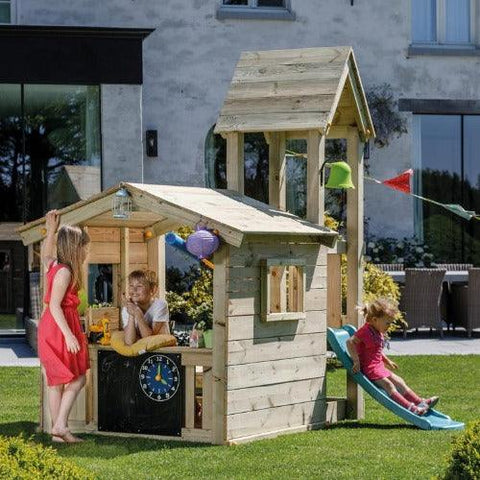 Image of Lookout-speeltoren-speeltoestel-glijbaan-speelhuisje-kinderen