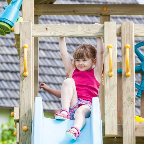 Pagoda-speeltoestel-blue-rabbit-glijbaan-kind