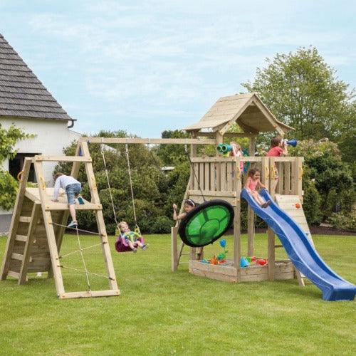 Pagoda-speeltoestel-blue-rabbit-kinderen-glijbaan-schommels