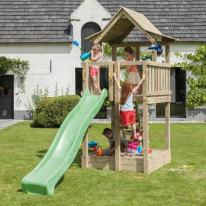 Pagoda-speeltoren-glijbaan-kinderen-spelen-uitkijktoren-blue-rabbit
