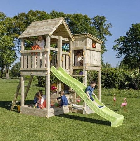 Image of Palazzo-speeltoren-speeltoestel-uitkijktoren-blue-rabbit-speelhuisje