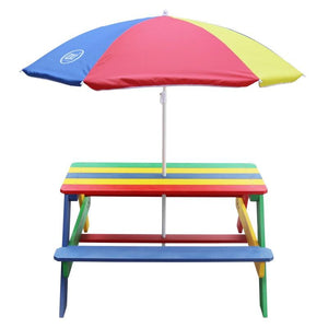 Speelelement | AXI - Picknicktafel Nick (regenboog) - JouwSpeeltuin