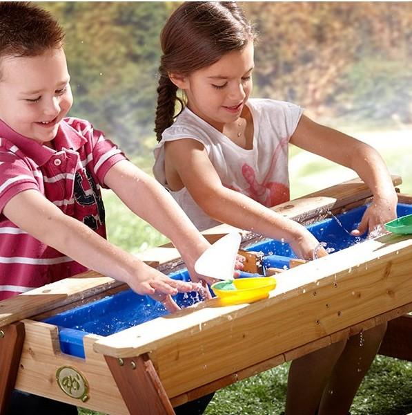 Speelelement | AXI - Picknicktafel Nick Bruin (zand en water) - JouwSpeeltuin
