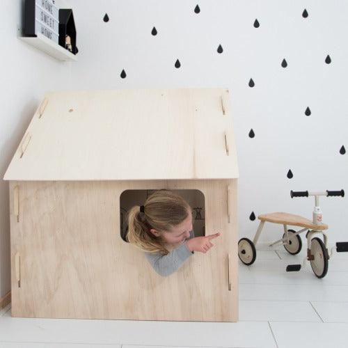 Houten speelhuisje | Woodenplay - Speelhuis Eco - JouwSpeeltuin