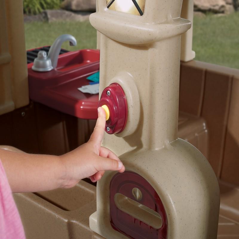 Kunststof Speelhuisje | Step2 - Happy Home Cottage & Grill - JouwSpeeltuin