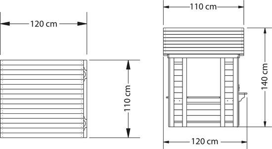 Houten speelhuisje | Backyard Discovery - Sweetwater - JouwSpeeltuin