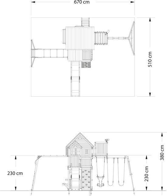 Speeltoestel | Backyard Discovery - Skyfort II - JouwSpeeltuin