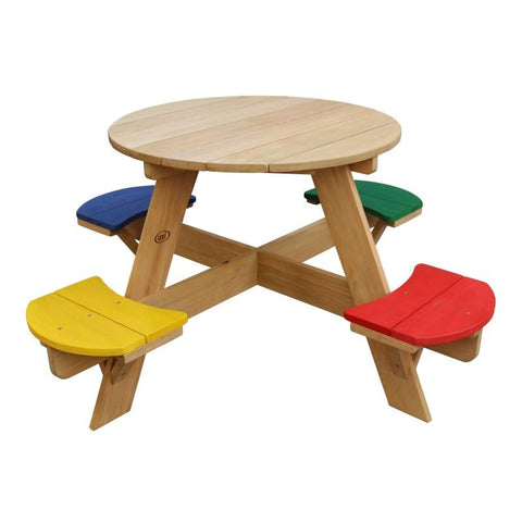Speelelement | AXI - UFO Picknicktafel (Regenboog) - JouwSpeeltuin