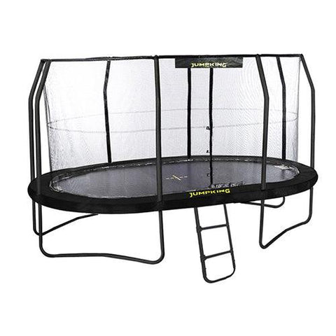 Image of XL-jumpking-speeltoestel-trampoline-met-net-zwart-jumpPOD