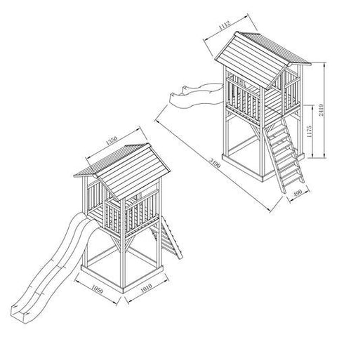 Image of afmetingen-en-informatie-beach-tower-speeltoren-axi