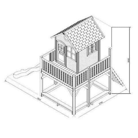 Image of afmetingen-en-informatie-houten-speelhuisje-liam-axi