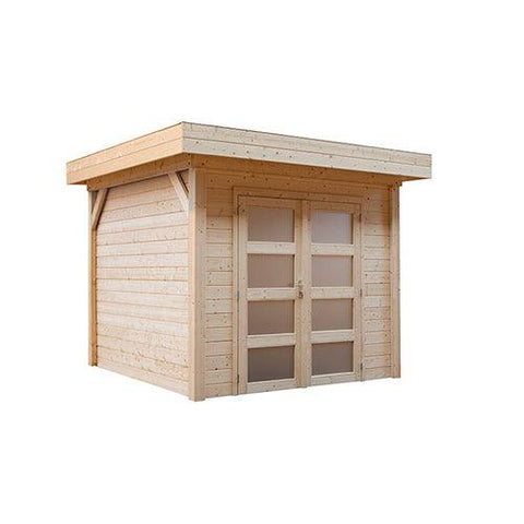 Image of blokhut-blokhutje-topvision-tuinhuis-zwaluw-vurenhout-houten-schuur-woodvision-jouw-speeltuin