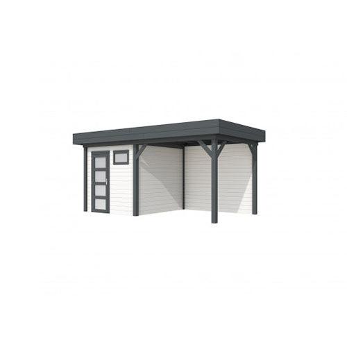 blokhut-woodvision-topvision-tuinhuis-kuifmees-met-luifel-300-cm-antraciet-wit