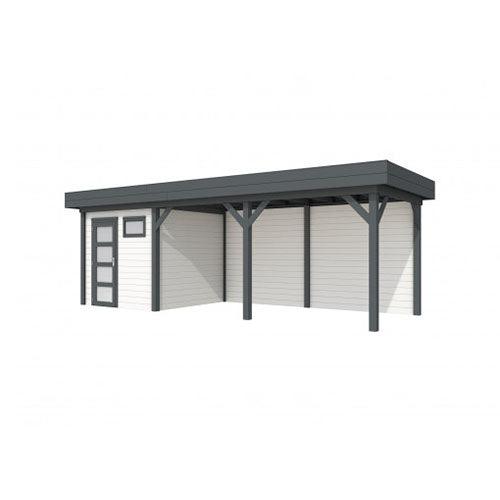 blokhut-woodvision-topvision-tuinhuis-kuifmees-met-luifel-500-cm-antraciet-wit