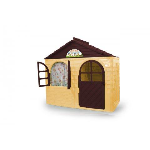 Image of bruin-speelhuisje-jamara-venster-open