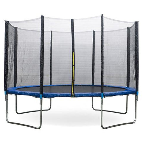 Image of classic-xl-trampoline-amigo-blauw-met-net