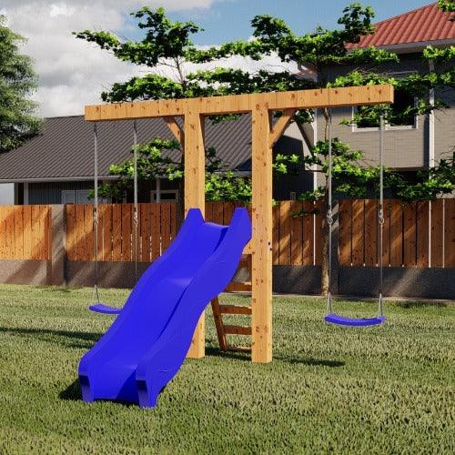 douglas-schommel-goofy-blauwe-glijbaan-outdoor-island