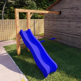 Schommel | Outdoor Island - Aanbouwschommel met glijbaan (Woody)