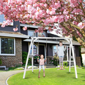 Schommel | AXI - Dubbele schommel (wit/grijs)