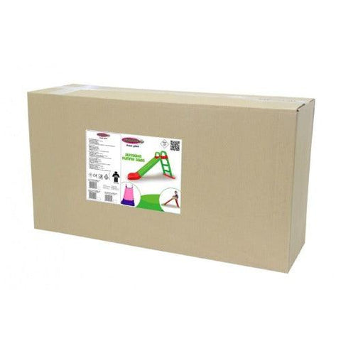 Image of funny-slide-jamara-rood-groen-glijbaan-speeltoestel-verpakking-doos