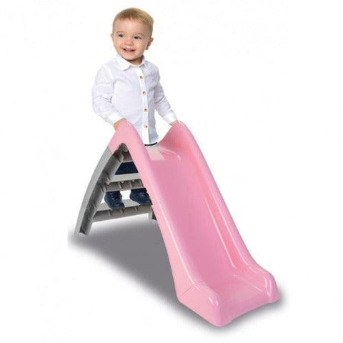 Image of Speeltoestel | Jamara - Happy Slide Glijbaan (roze/grijs) - JouwSpeeltuin