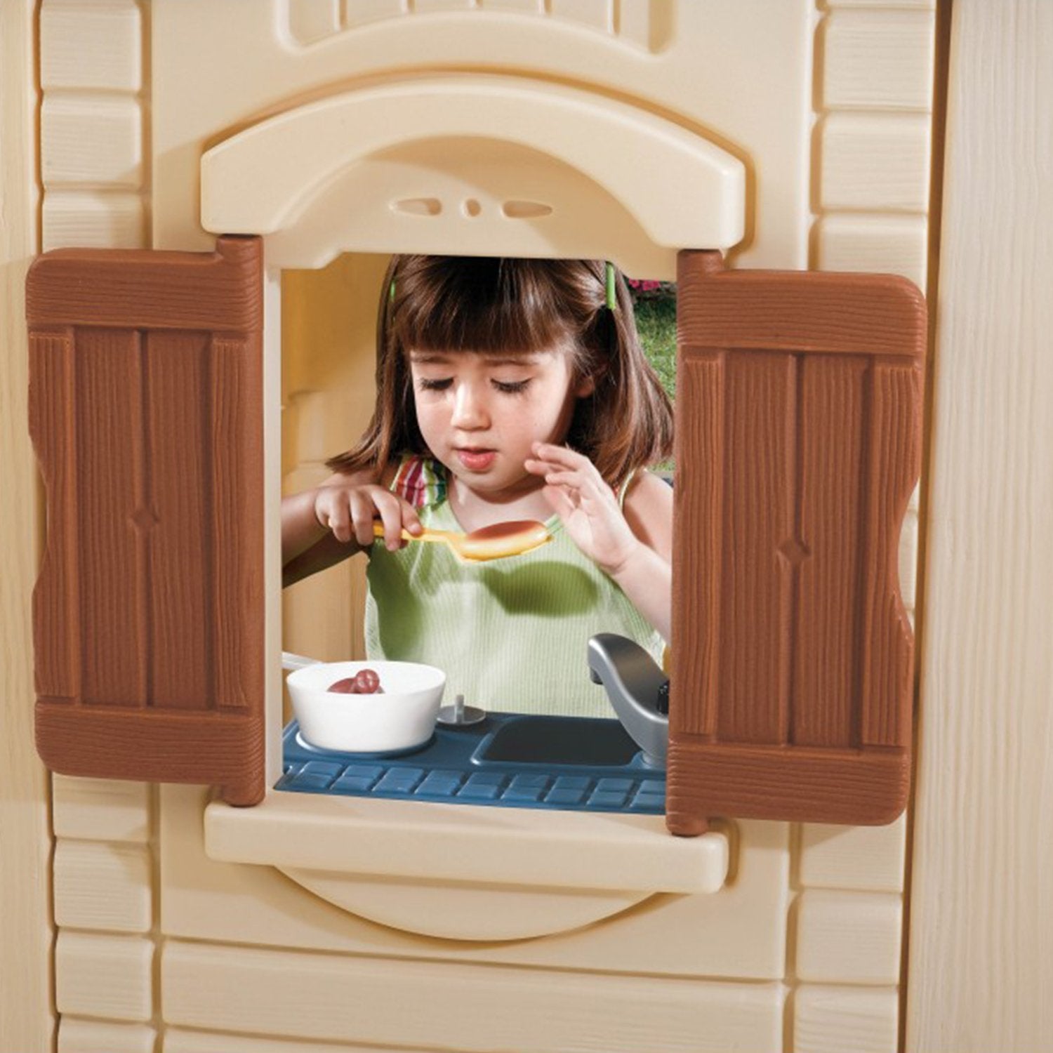 Kunststof Speelhuisje | Step2 - Front Porch - JouwSpeeltuin