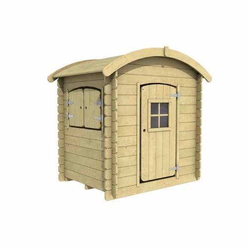 Houten speelhuisje | WoodVision - Wende - JouwSpeeltuin