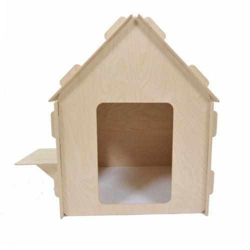 Houten speelhuisje | Woodenplay - Speelhuis Basis - JouwSpeeltuin